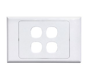 Wall Plate Four Gang Plate