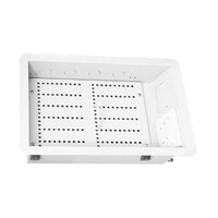 White Recessed AV Wall Box - Small